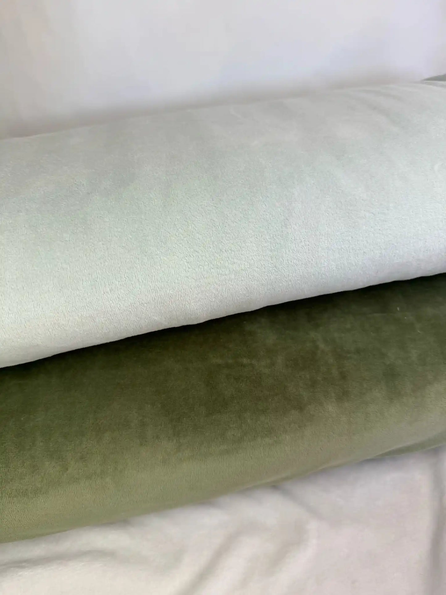 Tecido Infantil Veludo Verde Seco