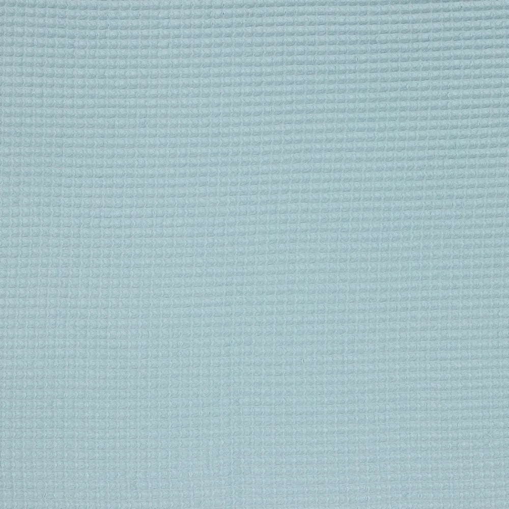 Tela de gofre azul bebé