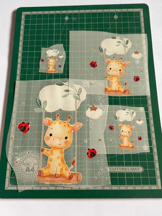 Estampas | Girafa no Baloiço