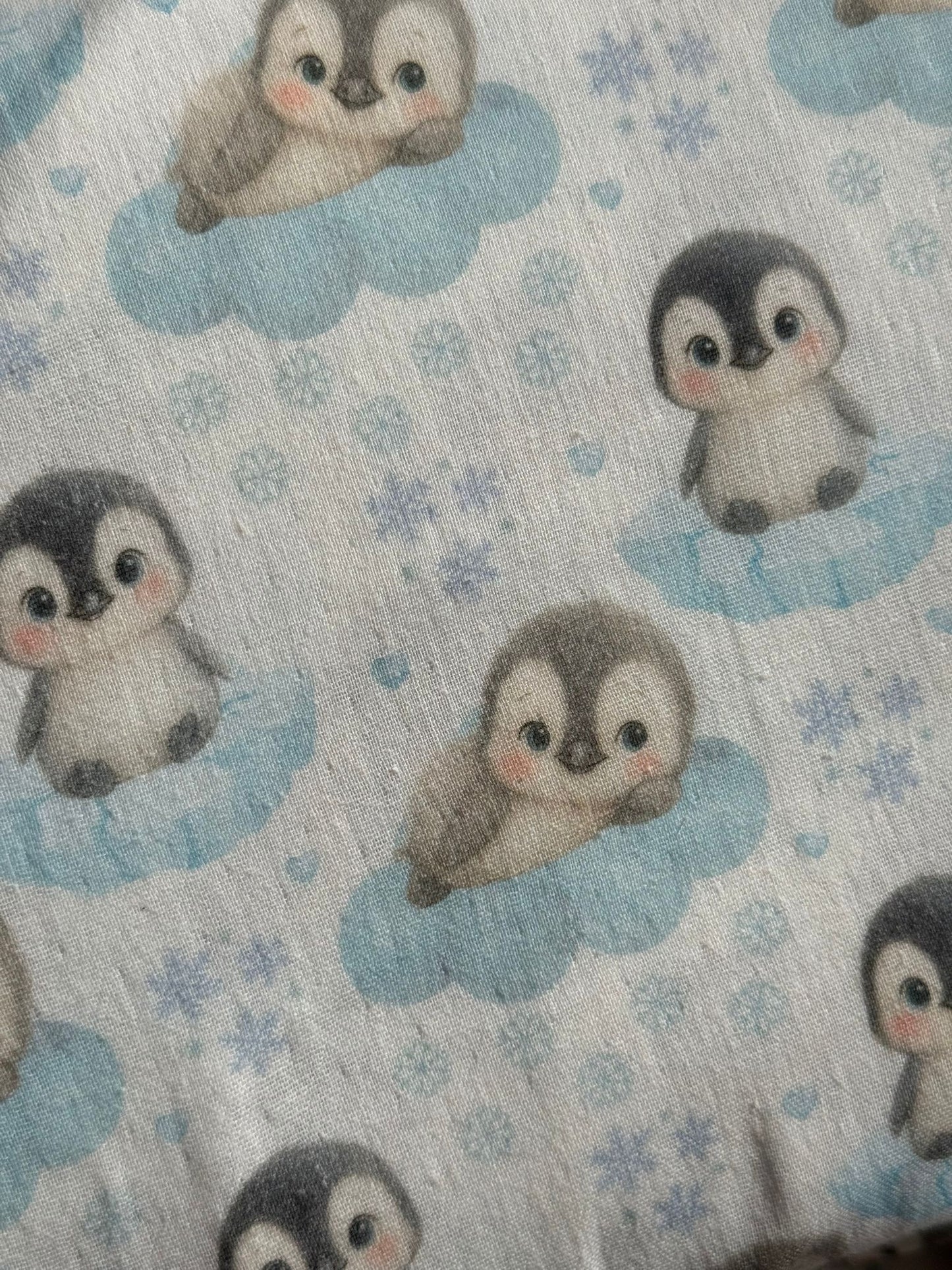 Tela de muselina con estampado de ovejas
