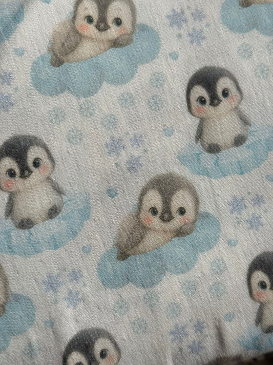 Tela de muselina con estampado de ovejas
