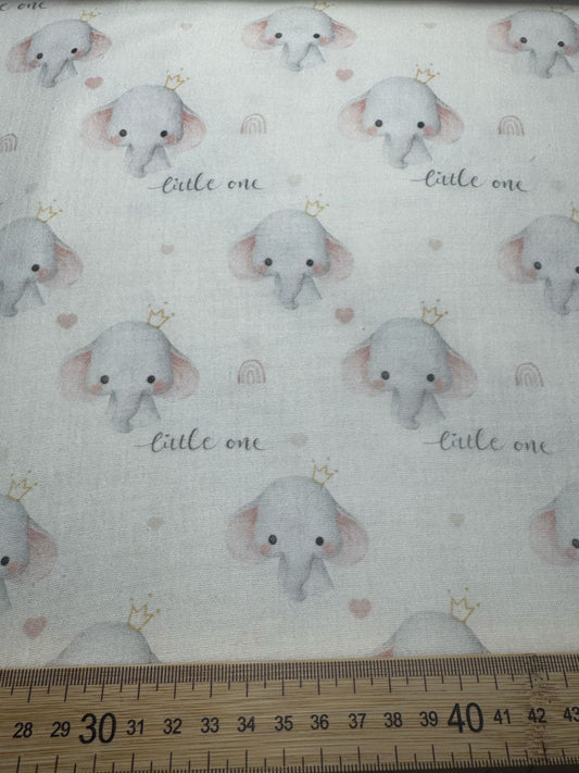 Tecido Musselina Padrão | Elefante