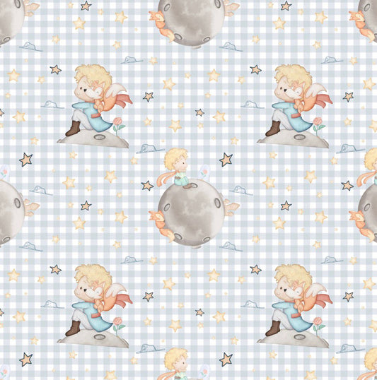 Tecido 100% Algodão | Padrão Infantil | Pequeno Príncipe 2