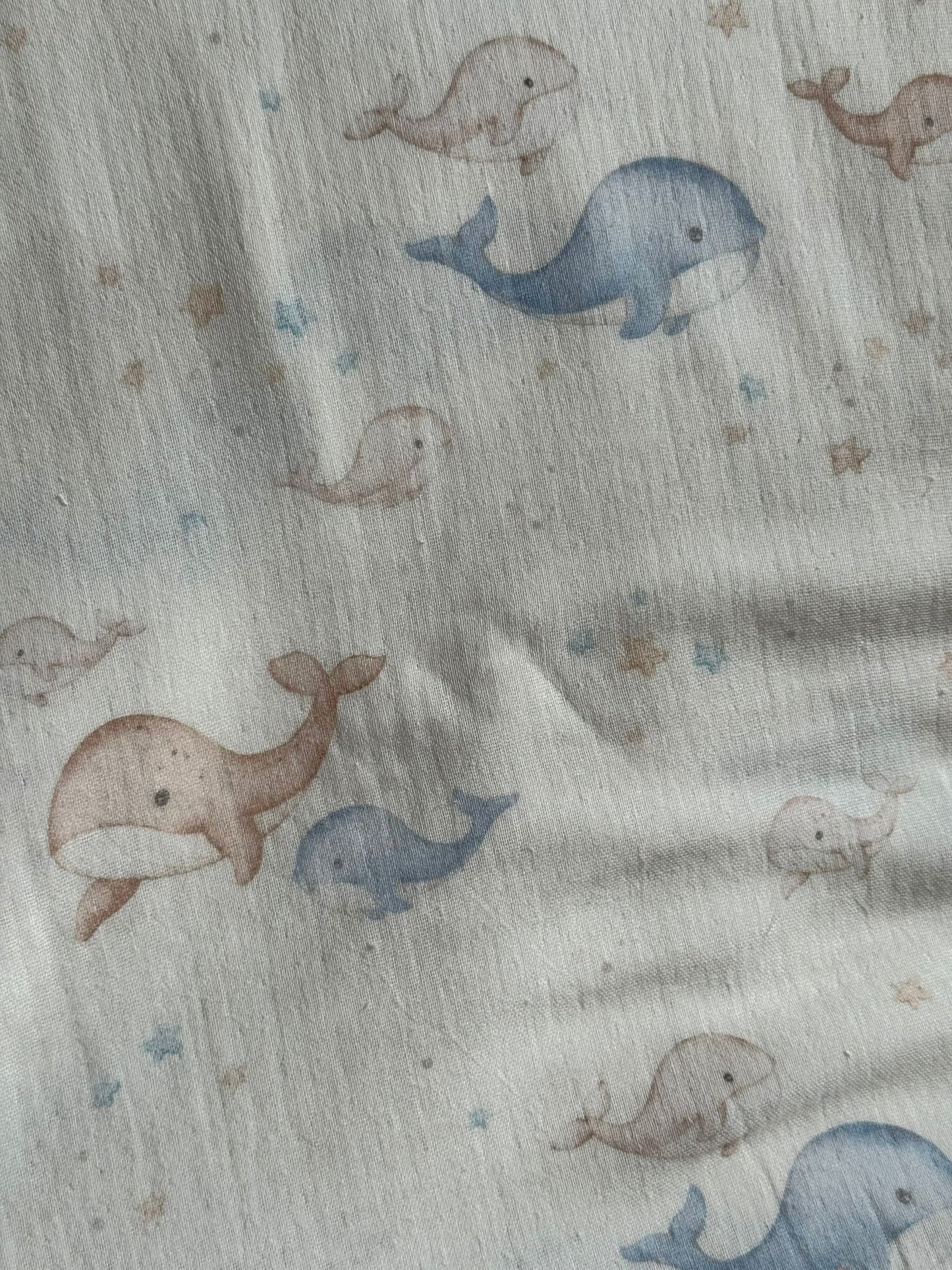 Tela de muselina con estampado de ovejas