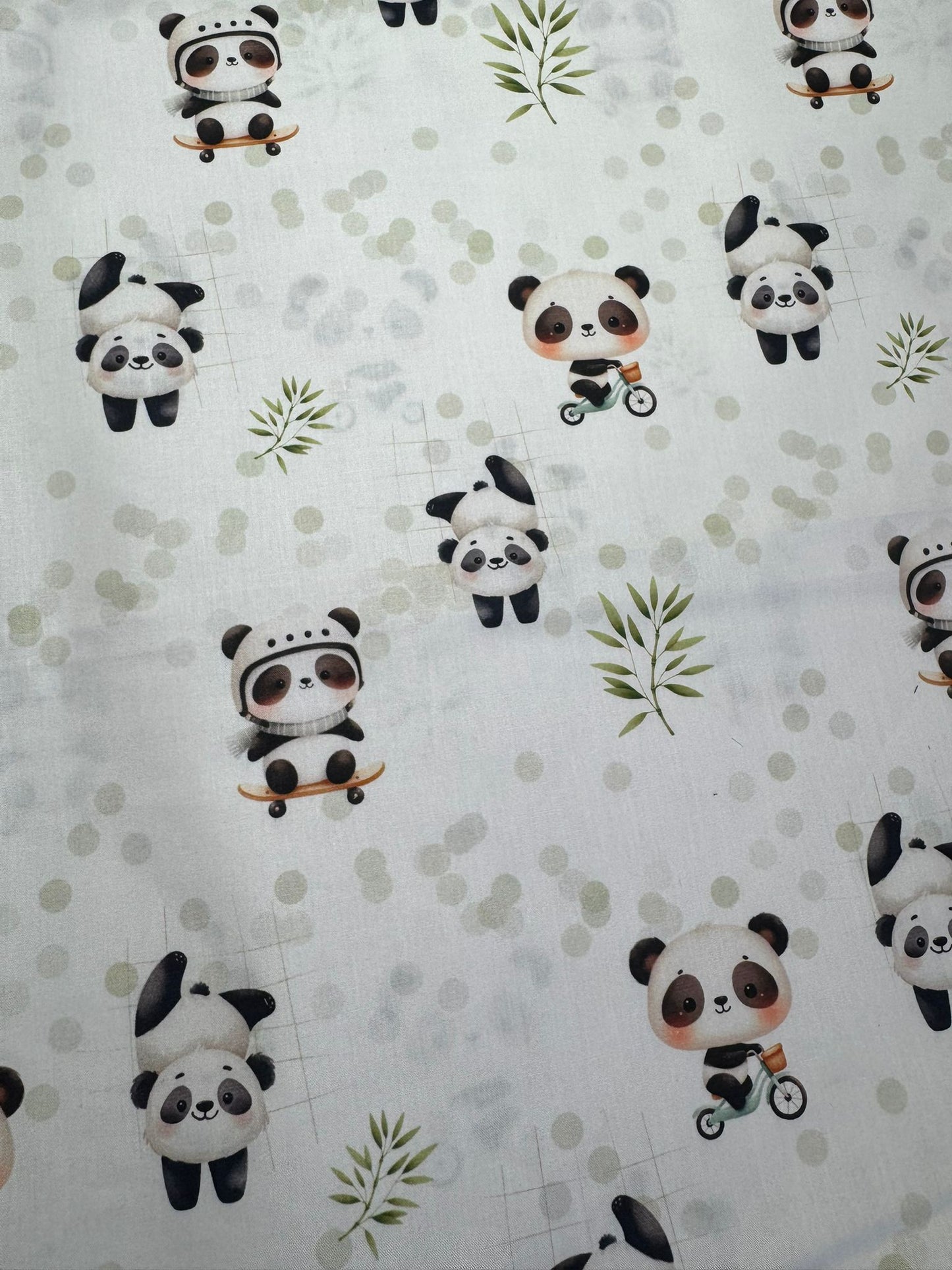 Tecido 100% Algodão | Padrão Infantil | Panda