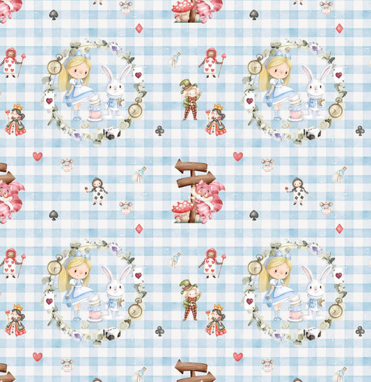 Tecido 100% Algodão | Padrão Infantil | Hora do Chá