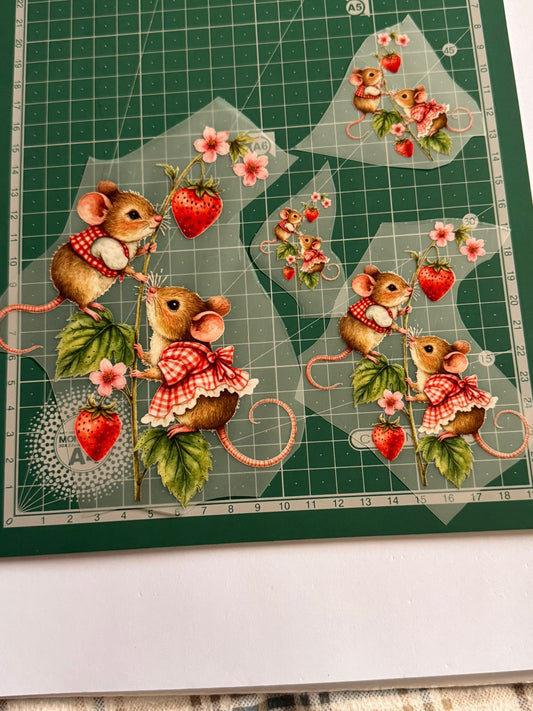 Estampas | Ratinhos e Morangos