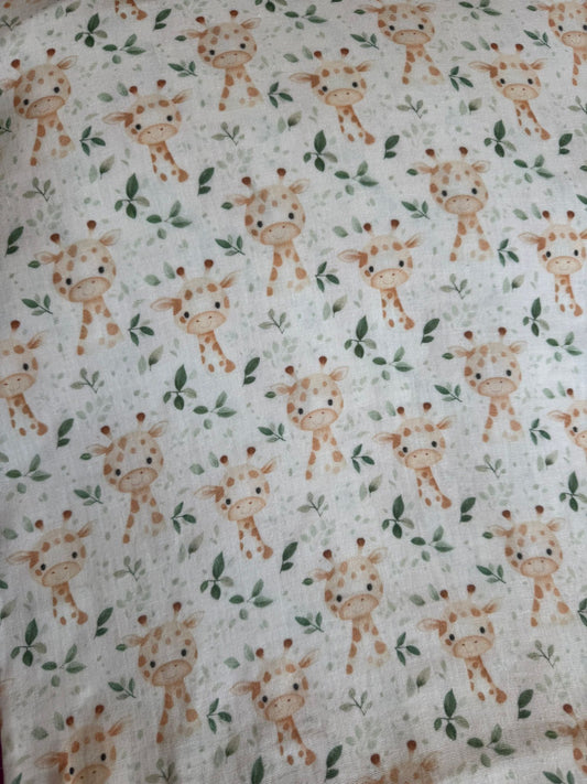 Tela de muselina con estampado de ovejas