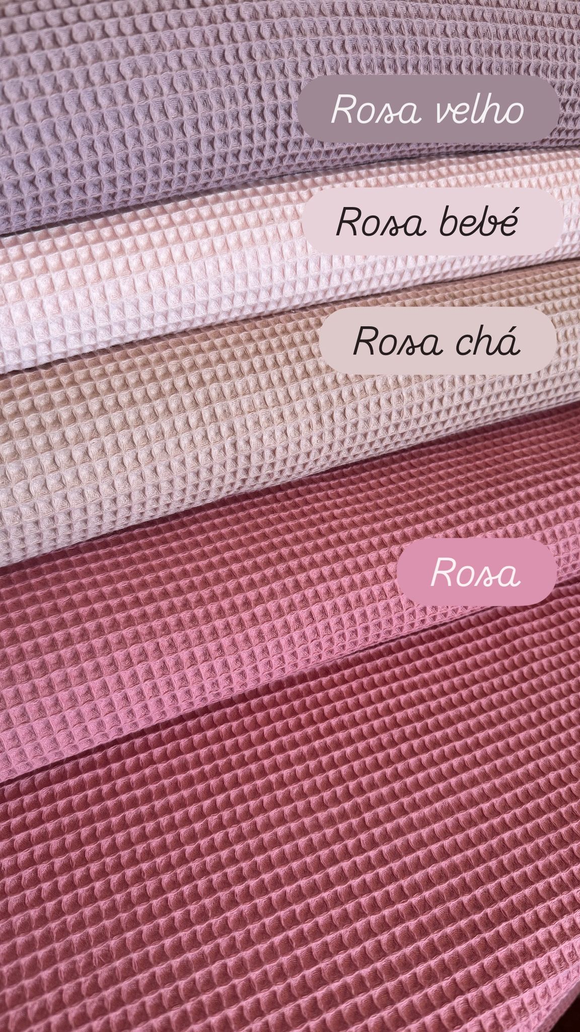 Tela gofre de rosa de té