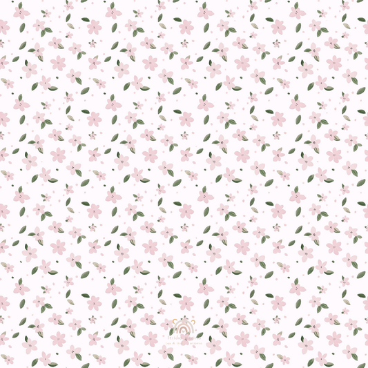 Tecido 100% Algodão | Padrão Infantil | Flores 3