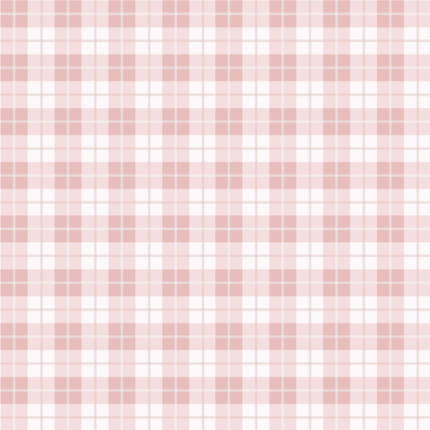 Tecido 100% Algodão | Padrão Básico | Quadrados Rosa 2