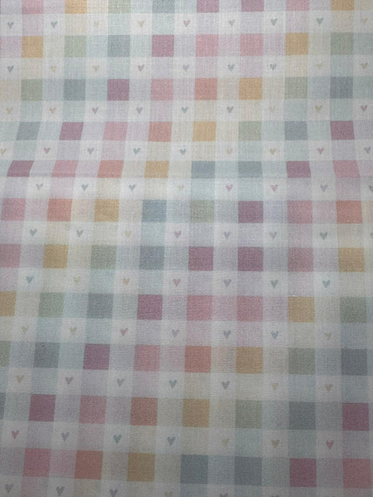 Tecido 100% Algodão | Padrão Básico | Quadrados Arco-Íris