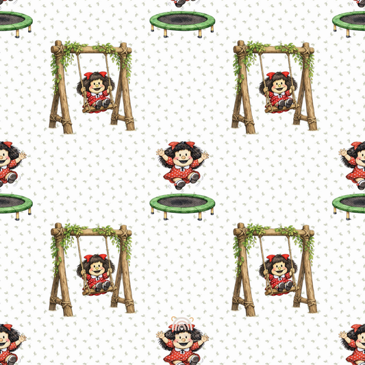 Tecido 100% Algodão | Padrão Infantil | Mafalda