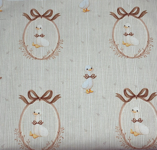 Tecido 100% Algodão | Padrão Infantil | Pato