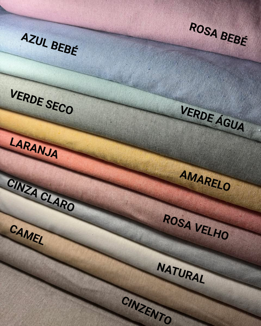 Tejido de lino rosa del Alentejo