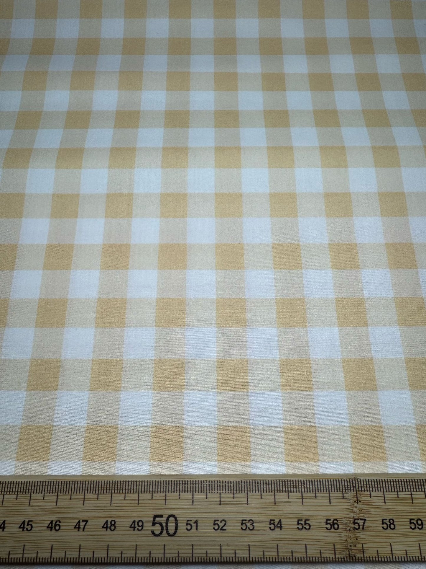 Tecido 100% Algodão | Padrão Básico | Quadrados Amarelo