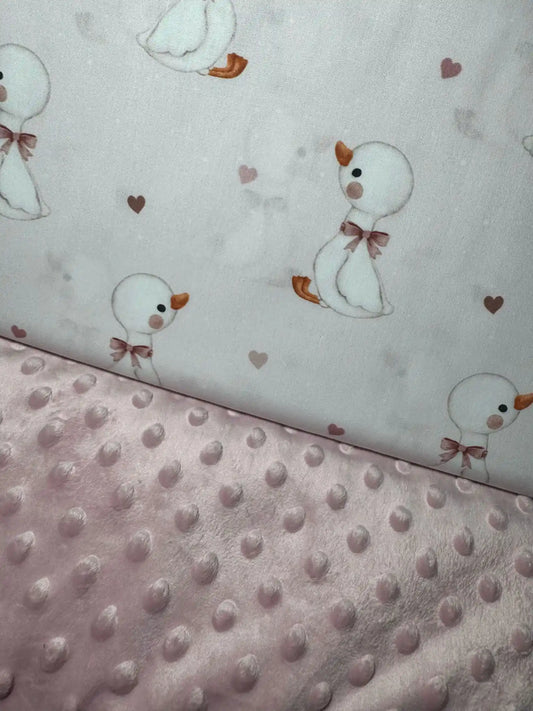 Tela Minky rosa