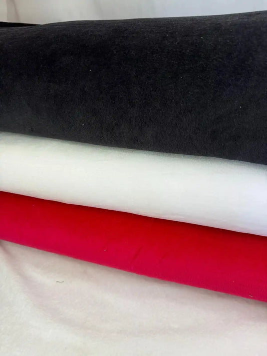 Tecido Infantil de Veludo Vermelho