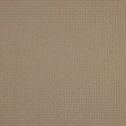 Tela waffle color beige caqui